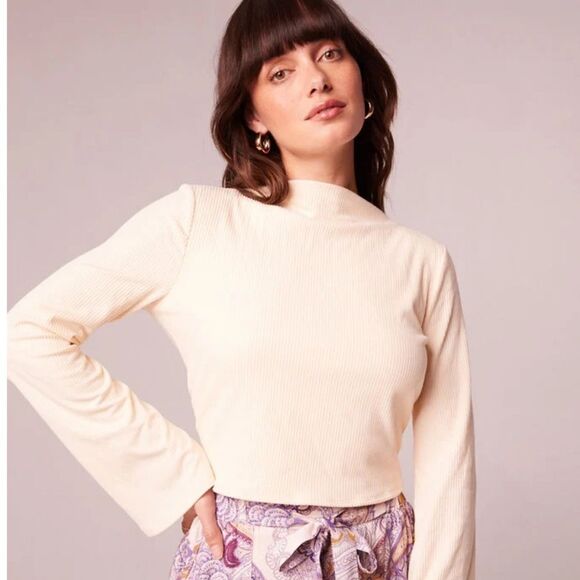 NWT Band of the Free Cream Avril Top S - Picture 1 of 8